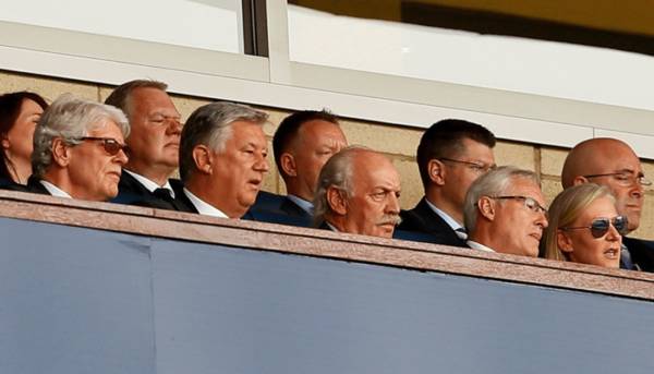 Peter Lawwell Spotted in Celtic Directors Box at Rugby Park