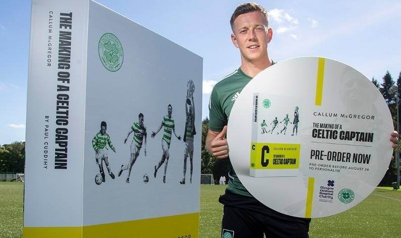 “This is what happens when I’ve got spare time – I write a book,” Callum McGregor