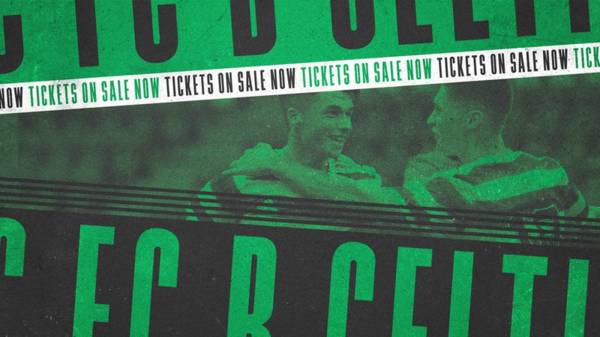 Celtic FC B v Livingston B SPFL Trust Trophy – tickets still available