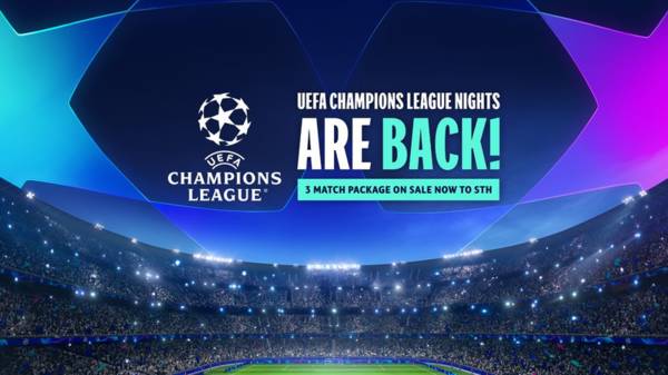 UCL group stage three-match packages on sale early to STH