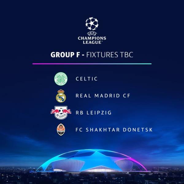 Celtic get both Real Madrid glamour and realistic chance to progress in Champions League draw