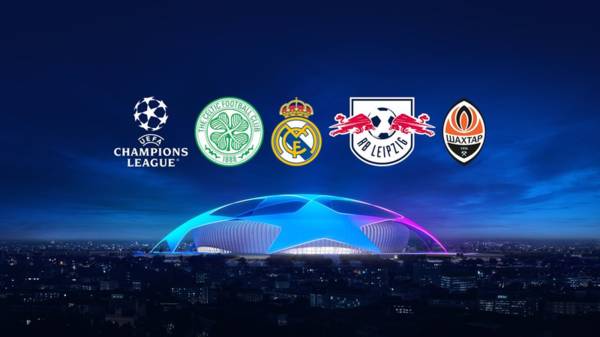 Celtic to face Real Madrid in Champions League group stage