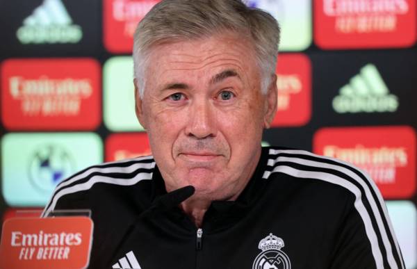 Real Madrid boss Carlo Ancelotti makes Celtic admission