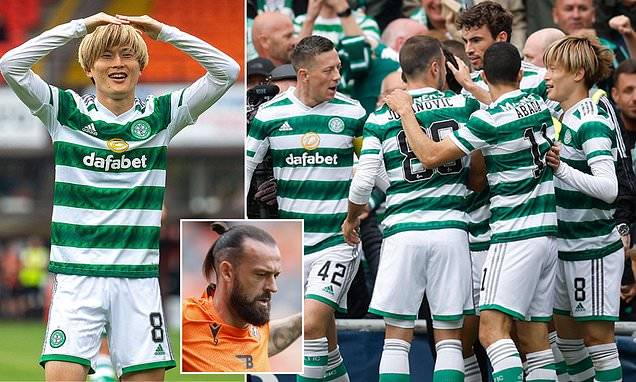 Dundee United 0-9 Celtic: Visitors equal Scottish Premiership record as they hit United for NINE