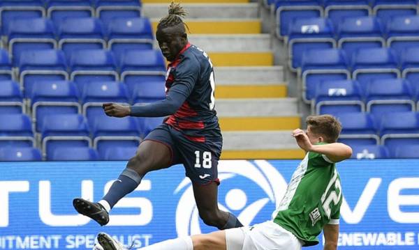 Ross County striker William Akio returns to face the might of Celtic in Premier Sports Cup