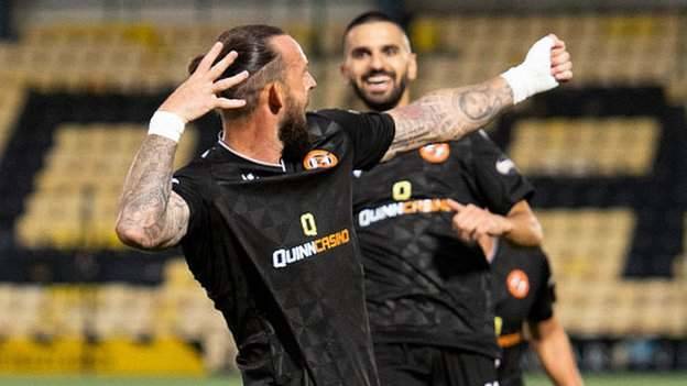 Livingston 1-2 Dundee United: First win in six for managerless side in League Cup