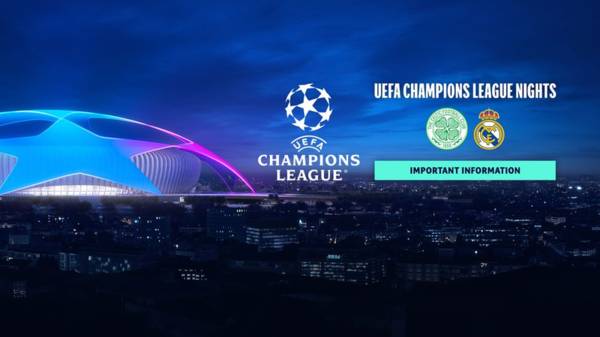 Celtic v Real Madrid ticket information