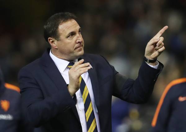 Malky Mackay happy just to get a goal against Celtic as he talks up Bhoys levels