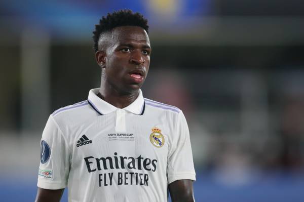 Real Madrid’s Vinicius Jr makes brilliant Celtic admission