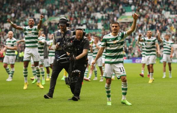 Video: Watch Celtic Fans Serenade The Rangers Team