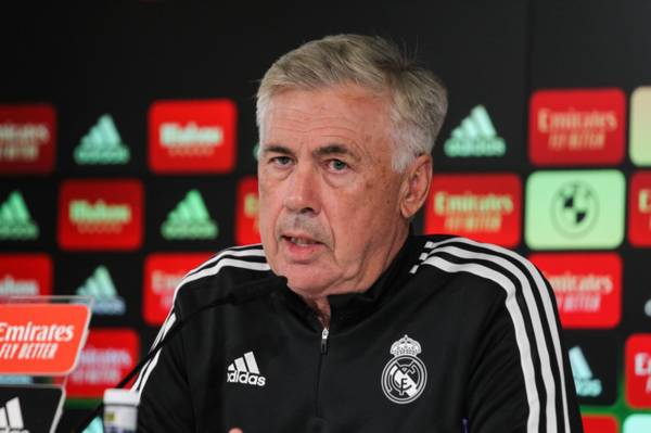 Carlo Ancelotti hails Ange Postecoglou’s “very intense” Celtic; hints at resting Real Madrid icon