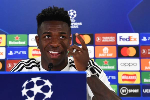 “A tough challenge” – Real Madrid superstar Vinicius Jr gives his Celtic verdict