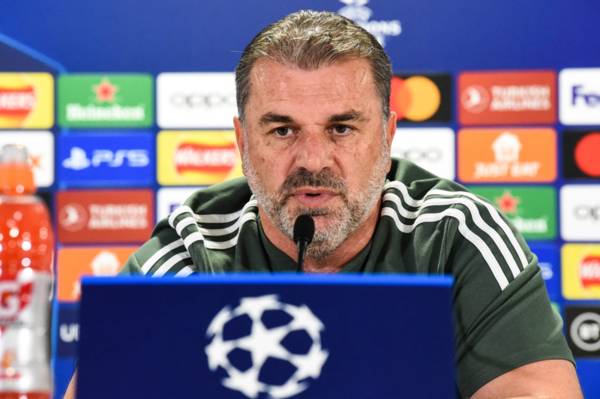 Ange Postecoglou provides class media response to persistent Celtic European question