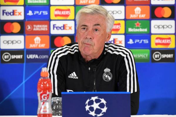 Carlo Ancelotti confesses about his poor Celtic Park record