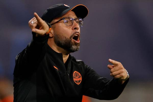 Shakhtar Donetsk manager makes Celtic admission