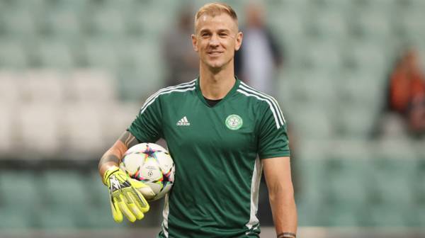 Watch female reporter’s shocked reaction on live TV as Joe Hart kicks ball at her in warm up before Celtic clash