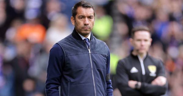 Giovanni van Bronckhorst believes Rangers’ losing run ahead of Dundee United affected Ibrox side