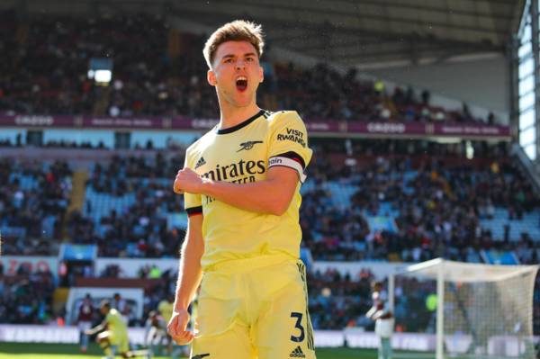 Kieran Tierney left ‘buzzing’ for Celtic perfomer; watches him closely and texts every week