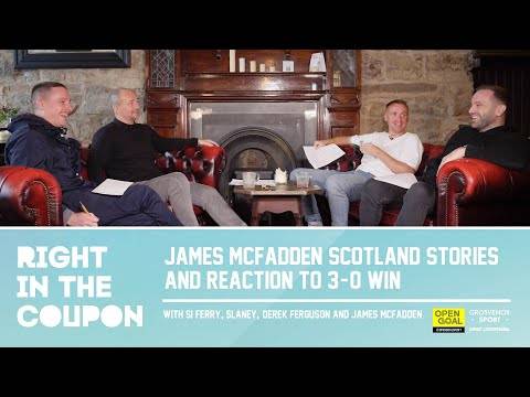 JAMES MCFADDEN SCOTLAND STORIES & THE LADS REACT TO 3-0 WIN OVER UKRAINE | Right In The Coupon