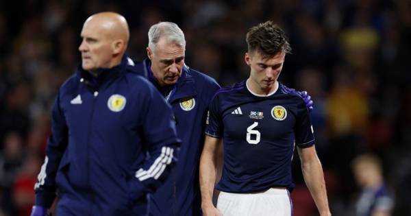 Kieran Tierney suffers latest injury as Celtic hero’s luckless run continues with Scotland decision