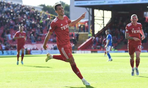 Aberdeen goal hero Bojan Miovski lays down gauntlet to Rangers and Celtic stars in race to finish Premiership’s top scorer