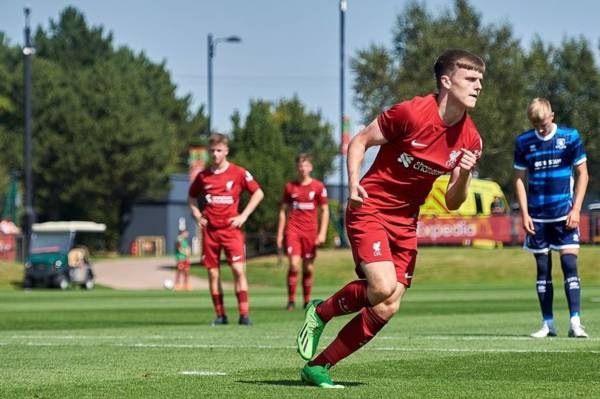 Video: Former Celt Ben Doak scores for Liverpool against the Rangers