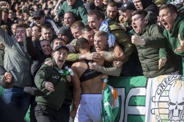 Video: Scenes as Giakoumakis wins it for Celtic