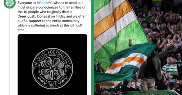 Celtic Make Donation To Irish Red Cross To Aid Creeslough