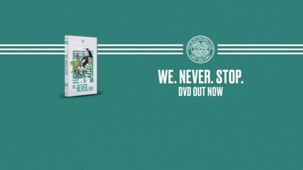 WE. NEVER. STOP. DVD is out now