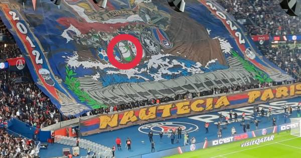 Celtic ultras get PSG tifo mention ahead of Le Classique clash against Marseille