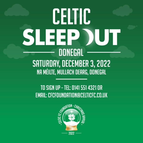 Donegal set to host Celtic sleepout event