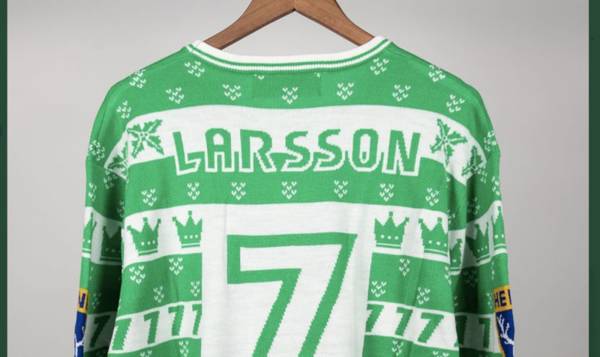 Photo: The stunning Larsson-themed Celtic Christmas jumper