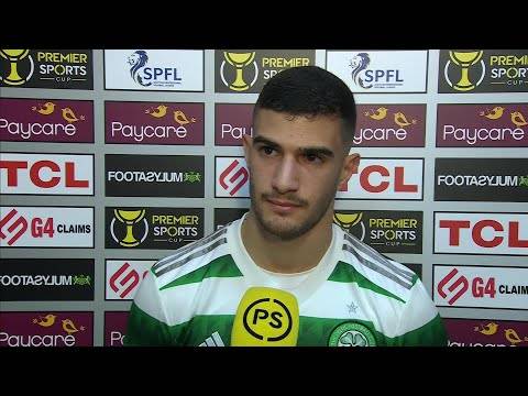 Celtic’s Liel Abada reacts to scoring two goals in Premier Sports Cup win over Motherwell