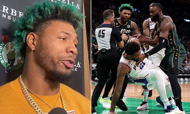 ‘I could’ve cracked his head open, but I didn’t’ Marcus Smart addresses on court scuffle Joel Embiid