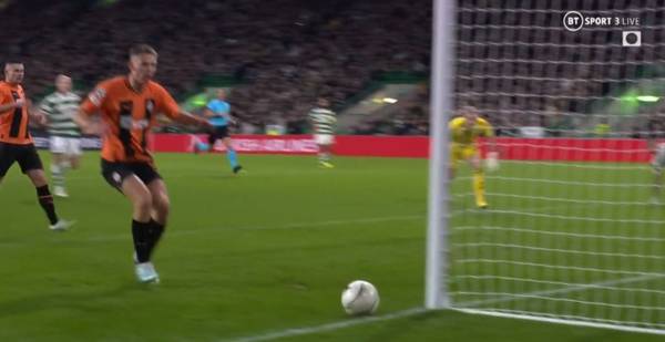 Watch Shakhtar Donetsk substitute Danylo Sikan with ‘miss of season’ against Celtic in Champions League clash