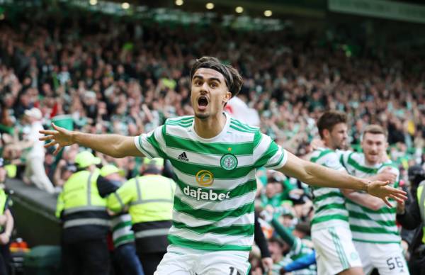 Jota reacts to his sensational return for Celtic vs Livingston