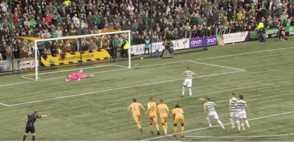 Video: Giakoumakis misses penalty after Celtic awarded first spot kick since April