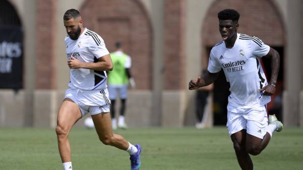 Karim Benzema and Aurelien Tchouameni absent from Real Madrid training before Celtic visit