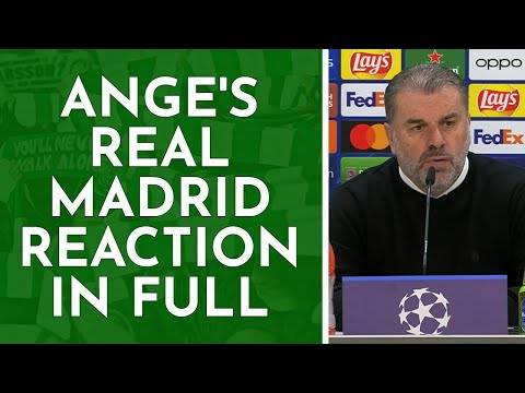 Ange Postecoglou’s FULL Celtic press conference reaction after 5-1 defeat to Real Madrid