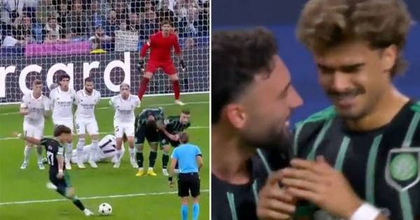 Celtic star close to tears after scoring ‘outstanding’ free-kick in Real Madrid drubbing