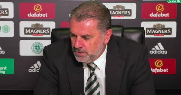 Ange Postecoglou’s Celtic press conference in full as Parkhead boss is caught out by microphone blooper