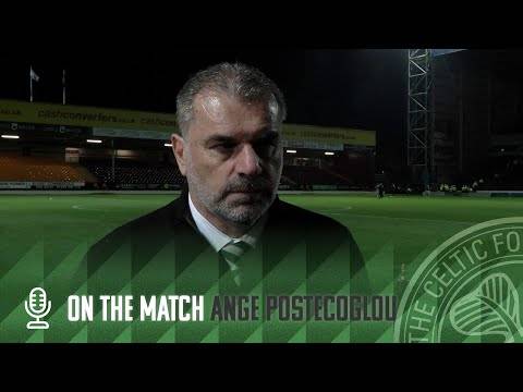 On the Match with Ange Postecoglou | Motherwell 1-2 Celtic | Three points on the road for the Bhoys!