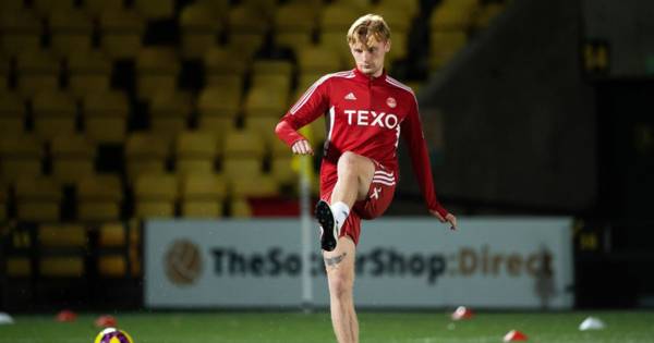 Jim Goodwin offers Liam Scales Celtic loan update as Aberdeen boss notes ‘contingency plan’ for potential January exit