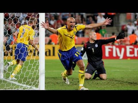 Henrik Larsson Scoring Sweden Vs England! / World Cup 2006