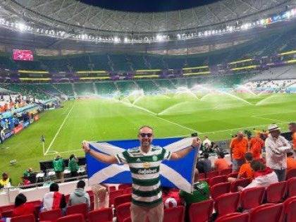 Another Celtic shirt seen at Qatar World Cup 2022