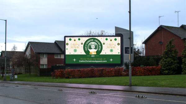 Foundation Christmas Appeal Promoted on Screens Throughout Glasgow