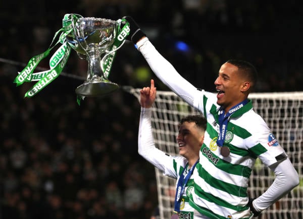 Even in France, Chris Jullien can’t escape Celtic; trophy-winning Hoops shirt appears