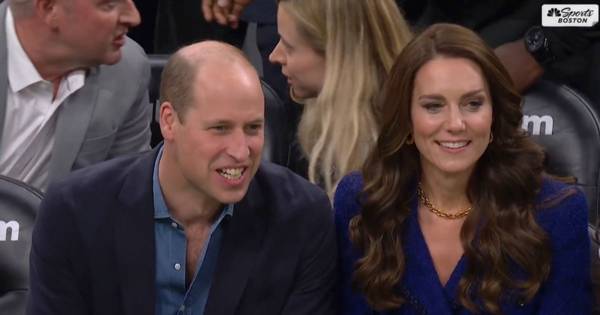 BREAKING Prince William and Kate spotted at Boston Celtics NBA game during US trip