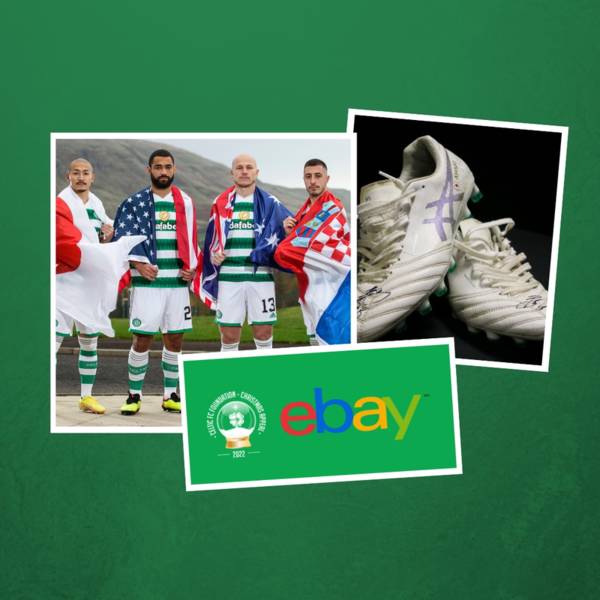 Celtic FC Foundation Christmas Appeal eBay Auction goes live tonight