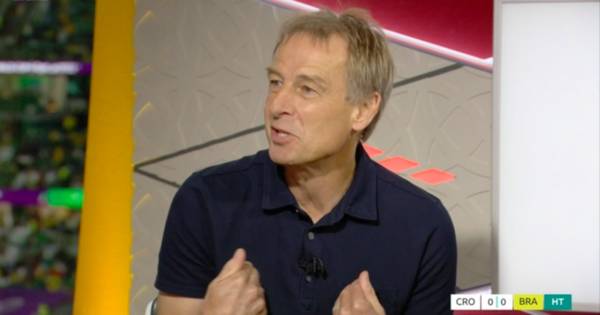 Jurgen Klinsmann gushes over Celtic star Josip Juranovic as he shows Brazil ‘who is boss’ to ramp up transfer hype